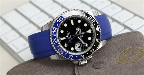 rolex gmt master i rubber bands.